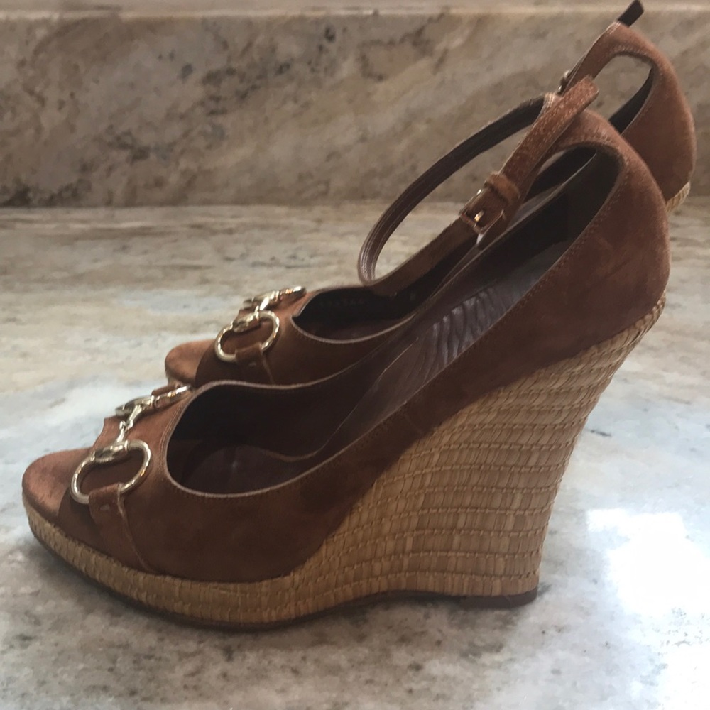 Authentic Gucci Horsebit PlatformSandal